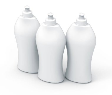 Bulaşık yıkama şişe mockup