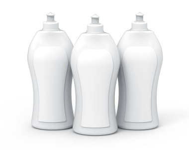 Bulaşık yıkama şişe mockup