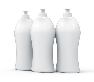 Bulaşık yıkama şişe mockup