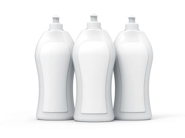 Bulaşık yıkama şişe mockup