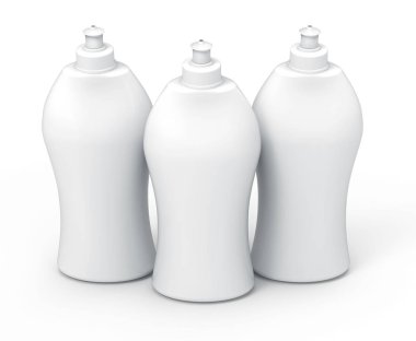 Bulaşık yıkama şişe mockup