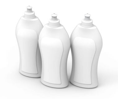 Bulaşık yıkama şişe mockup