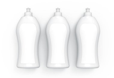 Bulaşık yıkama şişe mockup