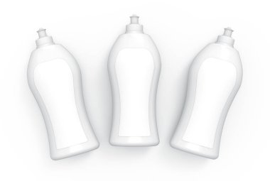 Bulaşık yıkama şişe mockup