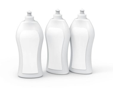 Bulaşık yıkama şişe mockup