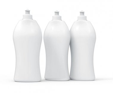 Bulaşık yıkama şişe mockup