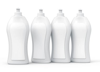 Bulaşık yıkama şişe mockup