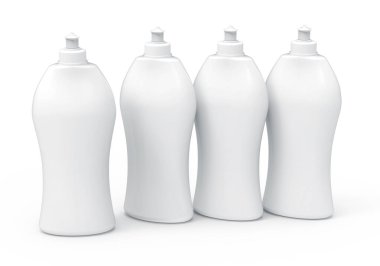 Bulaşık yıkama şişe mockup