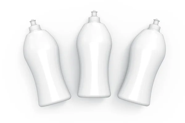 Mockup bottiglia lavaggio stoviglie — Foto Stock
