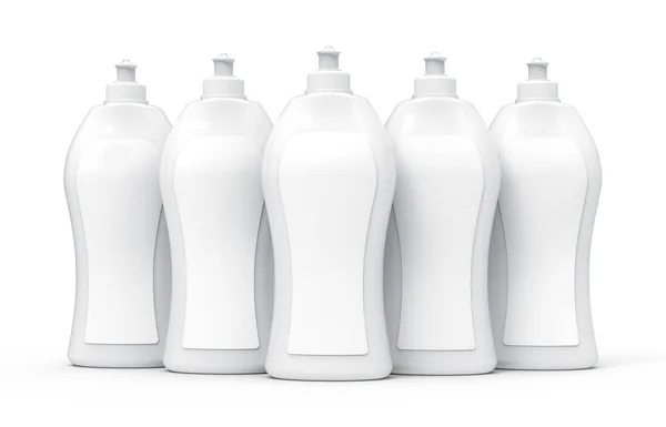 Dishwashing bottle mockup — Stock Photo, Image