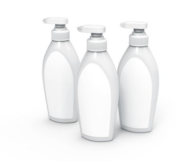 Dağıtıcı şişe mockup pompa