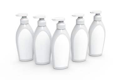 Dağıtıcı şişe mockup pompa