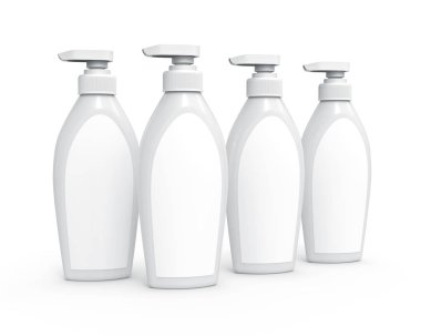 Dağıtıcı şişe mockup pompa