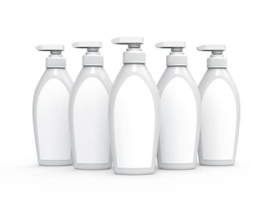 Dağıtıcı şişe mockup pompa