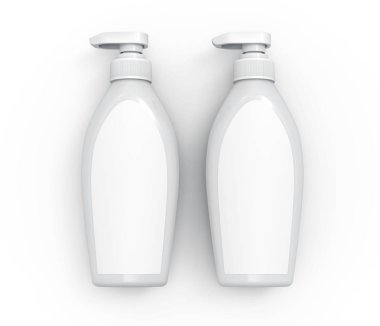 Dağıtıcı şişe mockup pompa