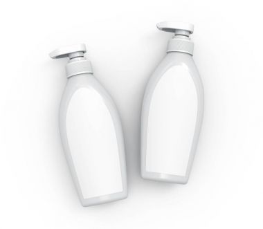 Dağıtıcı şişe mockup pompa