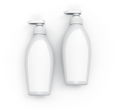 Dağıtıcı şişe mockup pompa