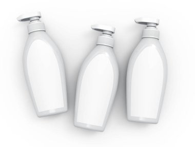 Dağıtıcı şişe mockup pompa