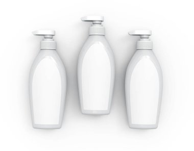 Dağıtıcı şişe mockup pompa