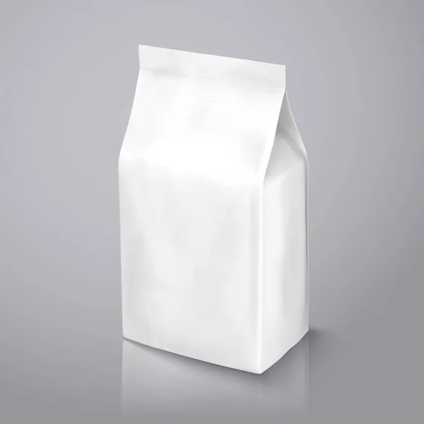 Modèle de paquet de grains de café — Image vectorielle