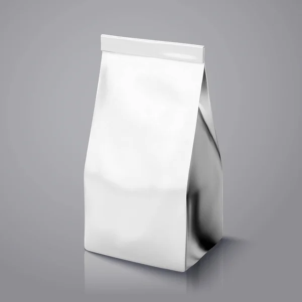 Kávové zrno balíček maketa — Stockový vektor