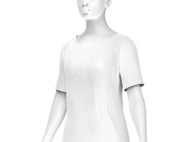 Dirsek uzunluğu gömlek mockup