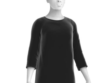 Üç çeyrek kollu gömlek