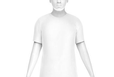 Mürettebat boyun T-shirt