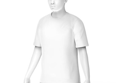 Mürettebat boyun T-shirt