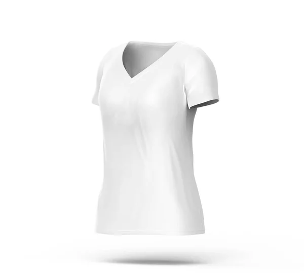 Camiseta cuello en V — Foto de Stock