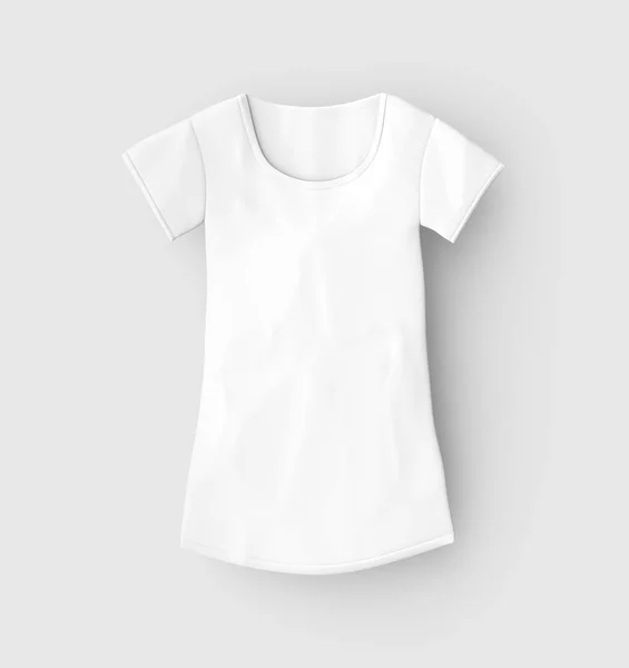 Kepçe boyun T gömlek mockup — Stok fotoğraf