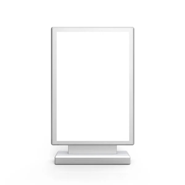 四角形のライト ボックスのモックアップ — ストック写真