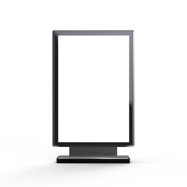 Black light box monter mockup — Stockfoto