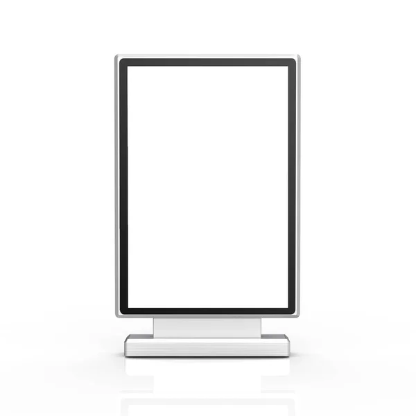 Black light box stand mockup — Stock Photo, Image