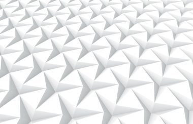 Üç sivri uçlu yıldız arka plan beyaz