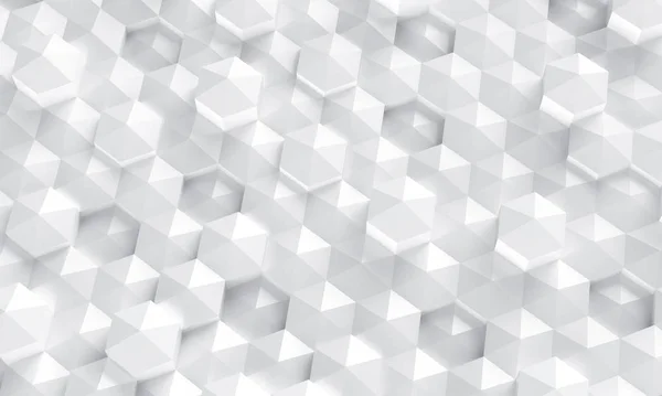 Белый многоугольный фон — стоковое фото