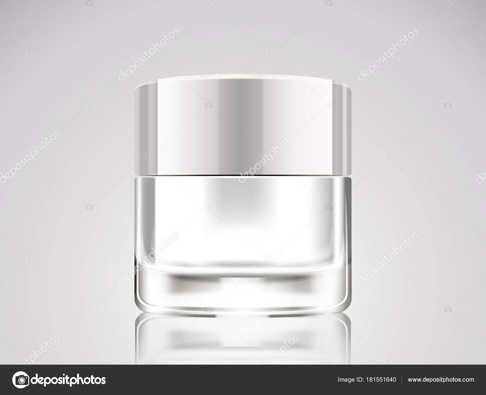 Download Pearl White Cream Jar Mockup Stock Vector Image By C Kchungtw 181551640