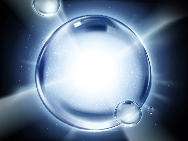 Abstrakta gigantiska bubblor element — Stock vektor