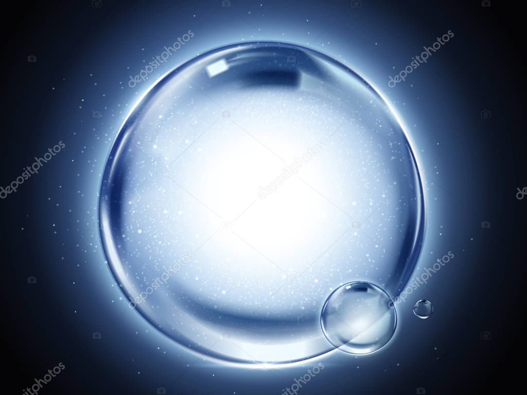 Abstract giant bubbles element