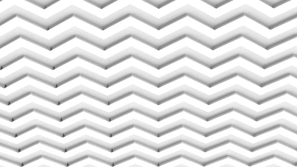 Fond Rendu Moderne Motif Zigzag Blanc Gris — Photo