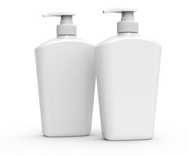 Dağıtıcı şişe mockup pompa