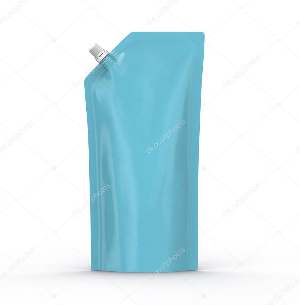 Download Detergent Refill Package Render Light Blue Stand Pouch Bag Mockup — Stock Photo © kchungtw ...