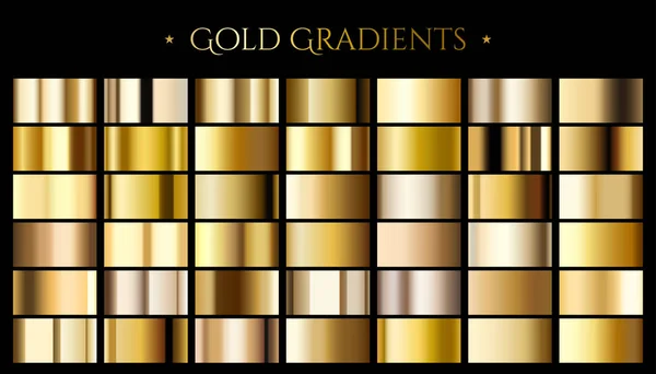 Gold color gradient — Stock Vector