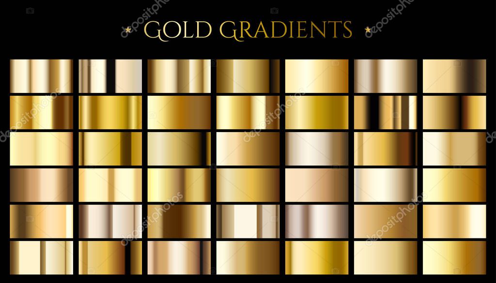 Gold gradient color code amazing photoshop gradient colors design