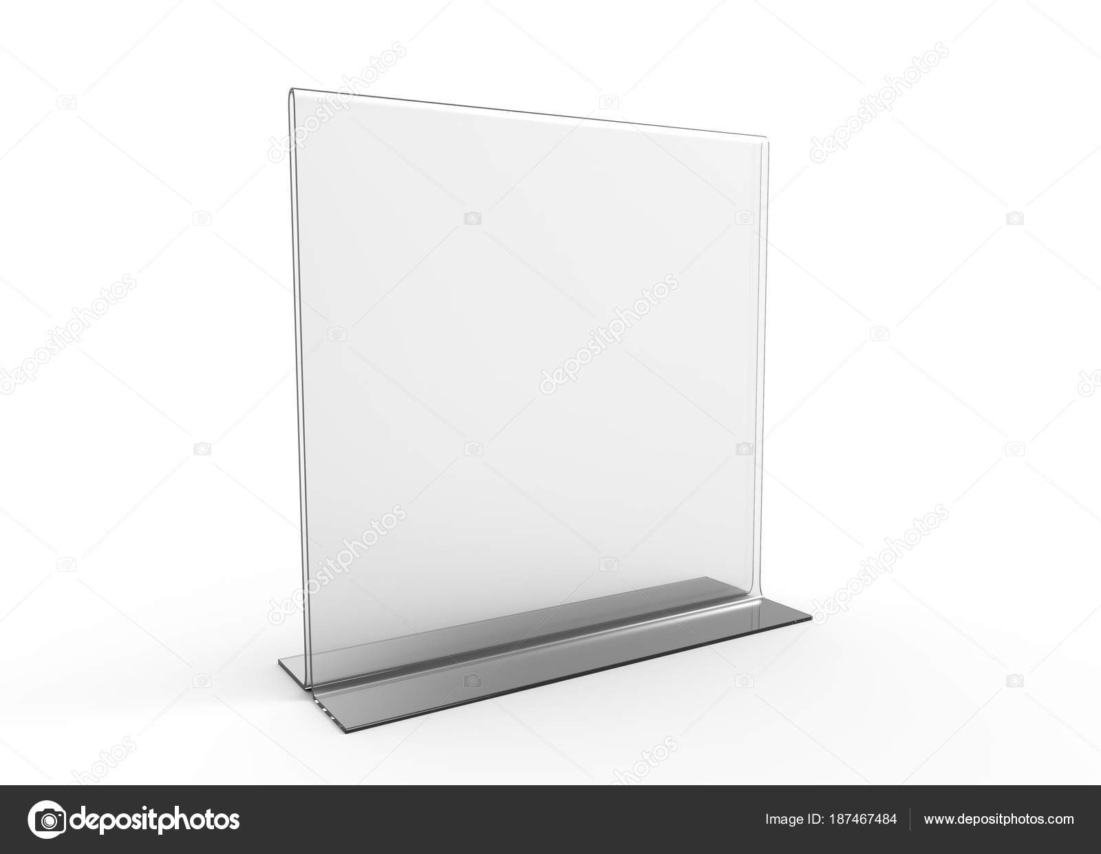 Acrylic Stand Mockup Stock Photo Image By C Kchungtw 187467484