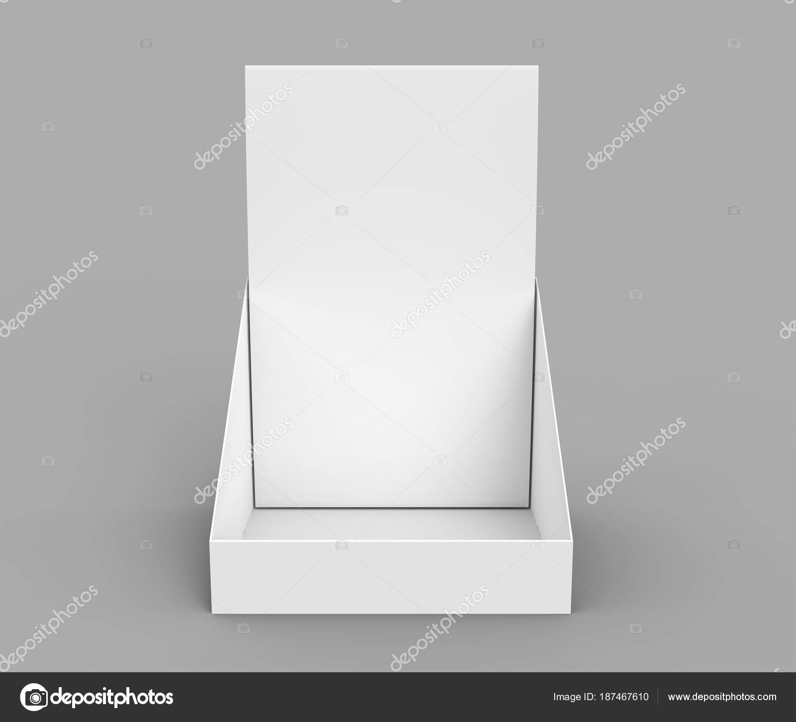 Paper Holder Mockup Stock Photo Kchungtw 187467610 Paper Holder Mockup Blank 3d Render Desktop Stand For Brochure Placement Photo By Kchungtw
