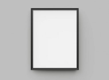 Siyah resim çerçevesi