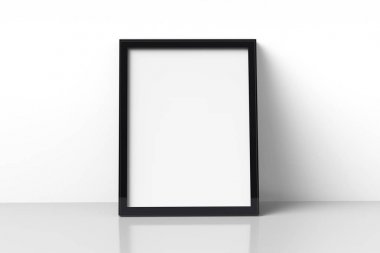 Boş resim çerçevesi mockup