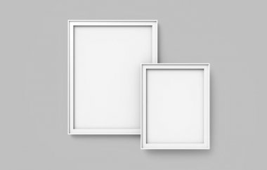 Boş resim çerçevesi mockup