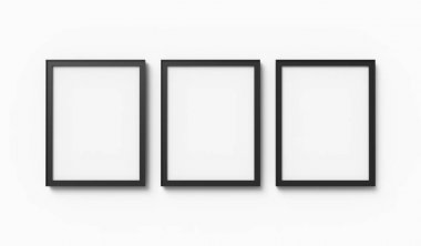 Boş resim çerçevesi mockup
